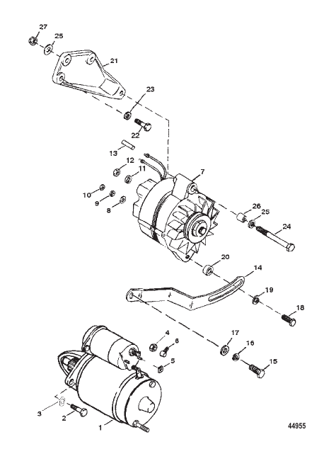 STARTER MOTOR AND ALTERNATOR