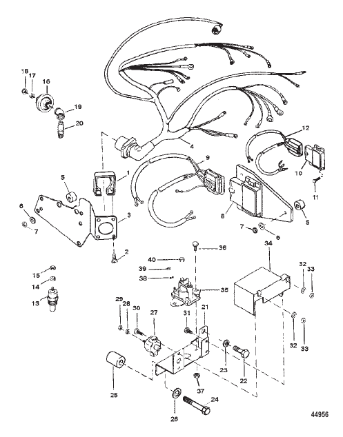 WIRING HARNESS AND ELECTRICAL COMPONENTS