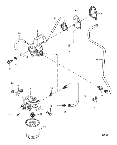 FUEL PUMP AND FUEL FILTER