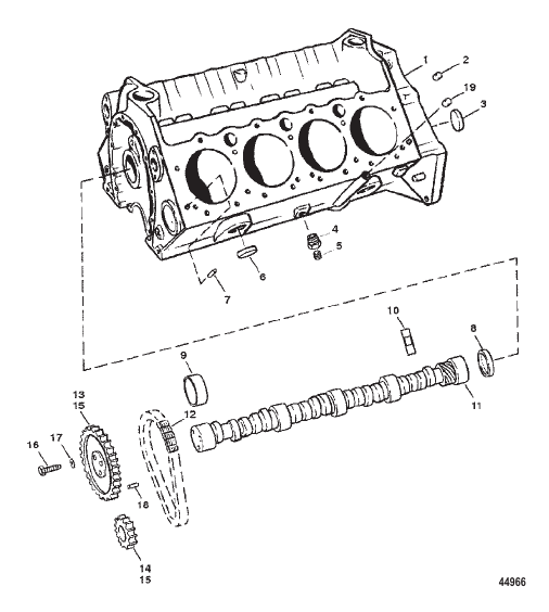 CYLINDER BLOCK AND CAMSHAFT