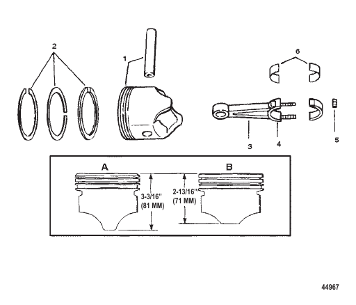 PISTONS AND CONN. RODS
