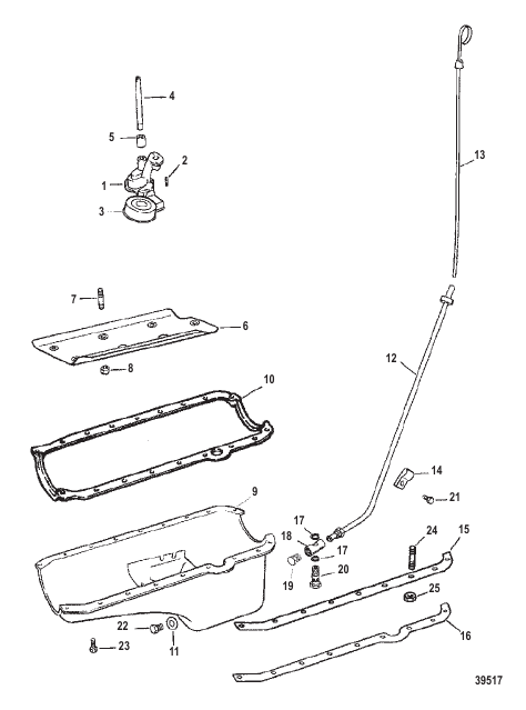 OIL PAN AND OIL PUMP