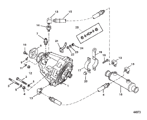 TRANSMISSION AND RELATED PARTS (IN-LINE) (BORG WARNER)