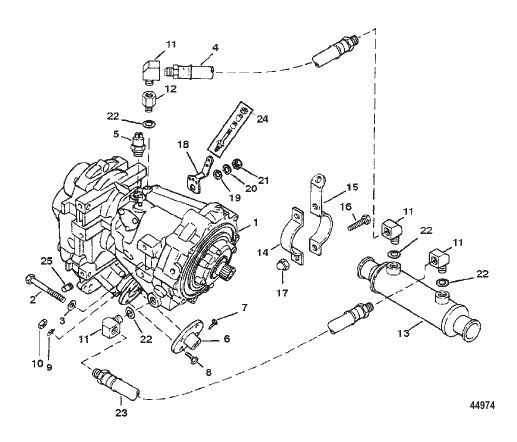 TRANSMISSION AND RELATED PARTS (V-DRIVE) (BORG WARNER)