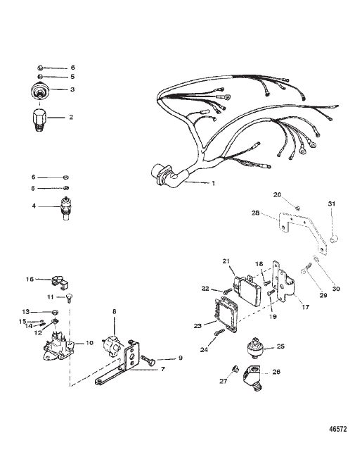 WIRING HARNESS & ELECTRICAL COMPONENTS