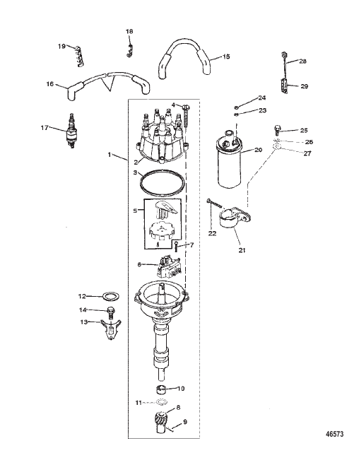 DISTRIBUTOR AND IGNITION COMPONENTS