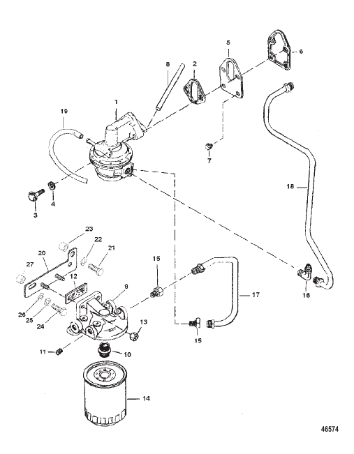 FUEL PUMP AND FUEL FILTER