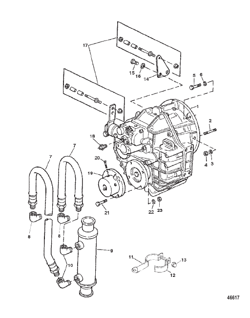 TRANSMISSION AND RELATED PARTS (HURTH 630)