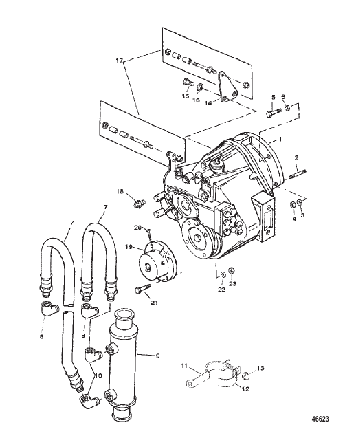 TRANSMISSION AND RELATED PARTS (B/W 5000)