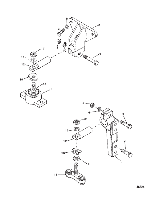 TRANSMISSION/ENGINE MOUNTING (B/W 5000)