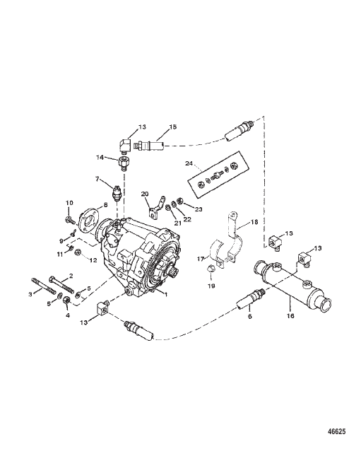 TRANSMISSION AND RELATED PARTS (B/W 71C)