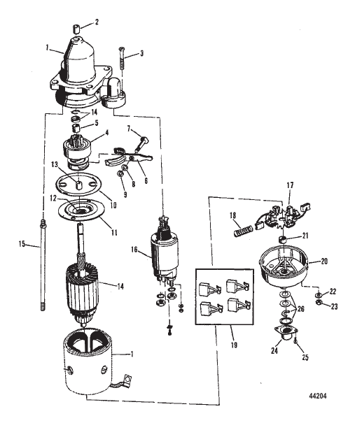 STARTER MOTOR (INBOARD)