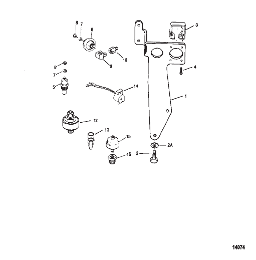 Senders And Harness Bracket