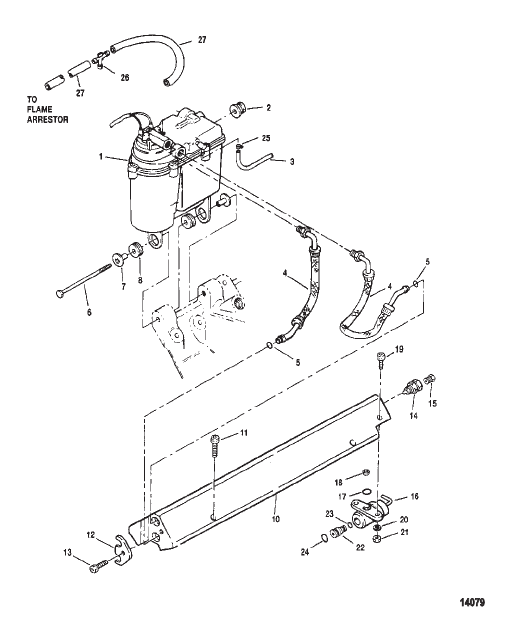 Vapor Separator Tank And Fuel Rail