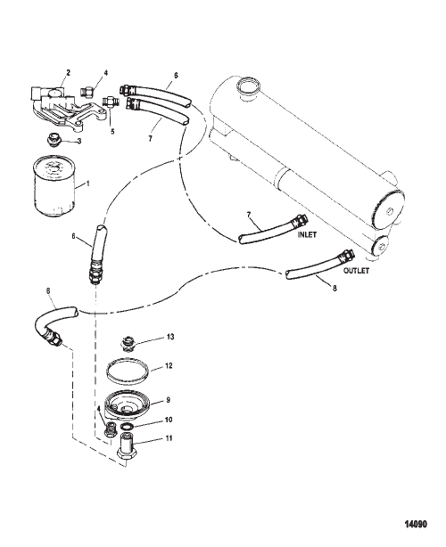 Oil Filter And Adaptor