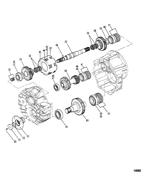 Transmission (Hurth 630) (Input Shaft)