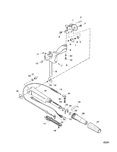 Steering Handle / Twist Grip Throttle