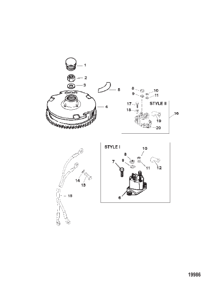 Electrical Components (Flywheel And Relays)