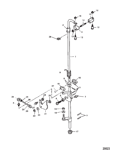 Towershaft And Throttle Linkage