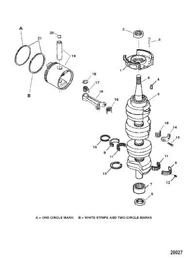 Crankshaft And Piston And Conn Rods