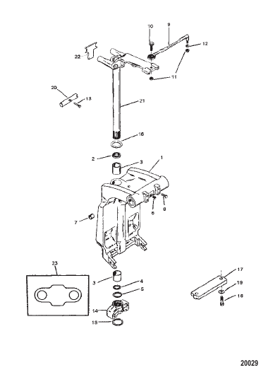 Swivel Bracket And Steering Arm
