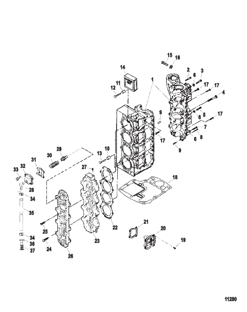 Cylinder Block Assembly (800-818154A52)