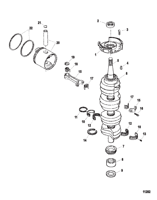 Crankshaft and Piston