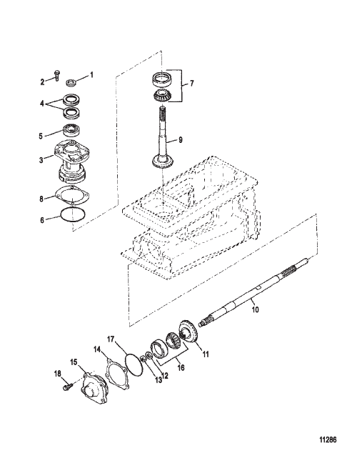 Pinion and Impeller Shaft