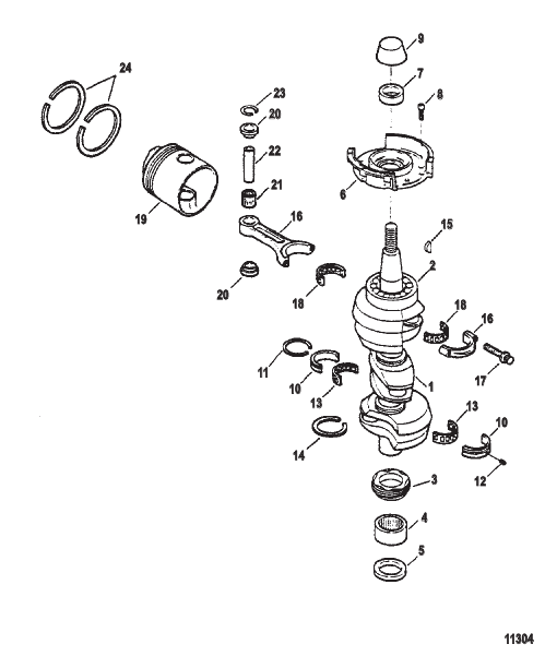 Crankshaft and Piston