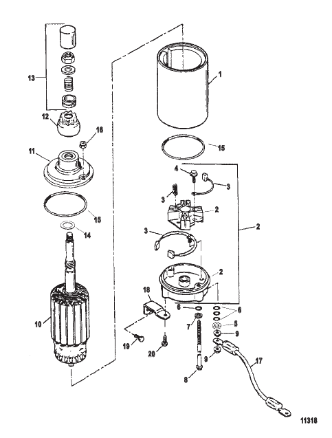 Starter Assembly (50-819968--2)