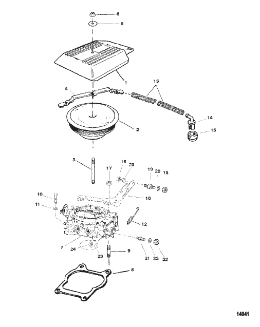 Carburetor And Throttle Linkage (Four Barrel)