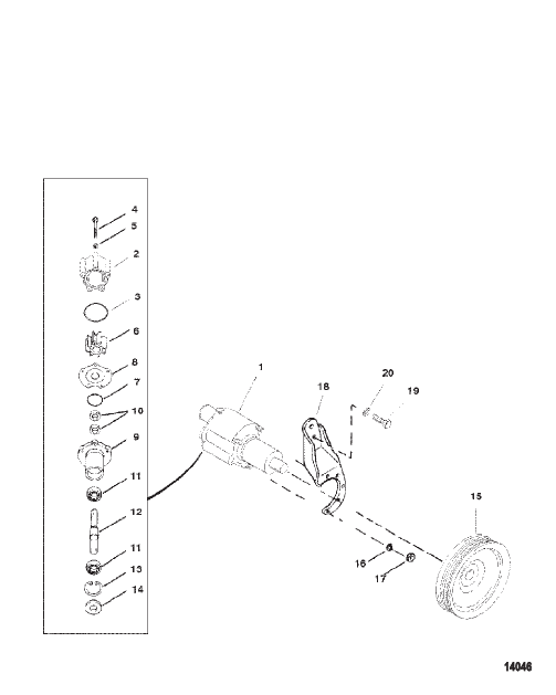 Sea Water Pump Assembly (Use With Bravo Engines)