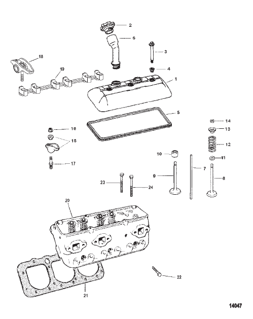 Cylinder Head And Rocker Cover