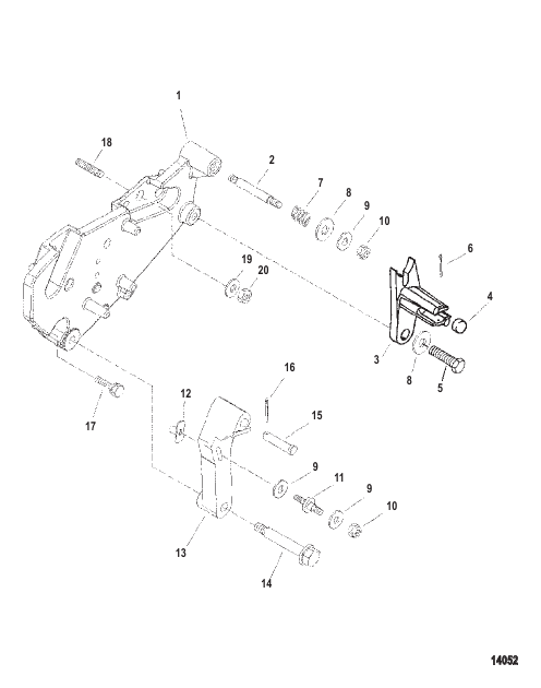 Shift Bracket (Bravo Engines)