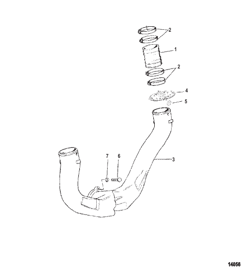 Exhaust System (Use With One Piece Manifold)