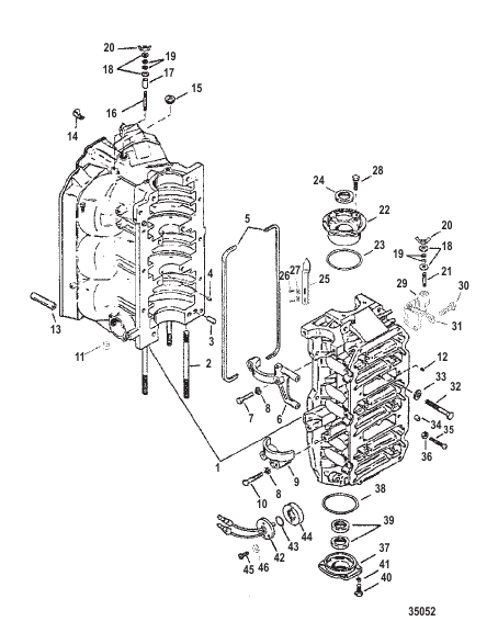 Cylinder Block and End Caps