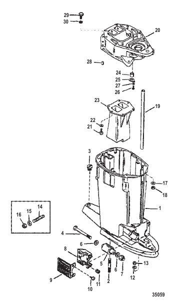 Driveshaft Housing Long/X-Long-Standard