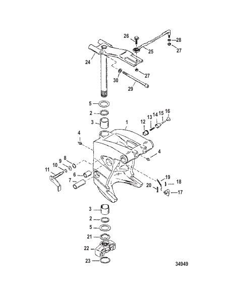 Swivel Bracket and Steering Arm