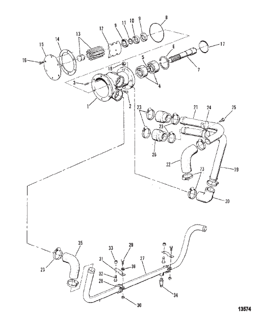 Seawater Pump (Stern Drive)