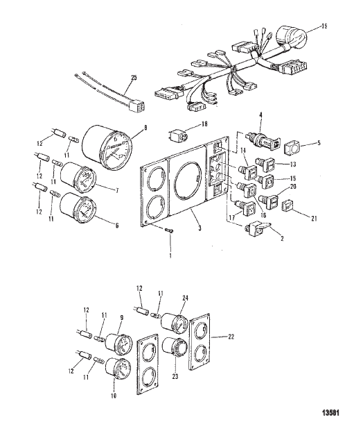 Instrument Panel And Key Chart