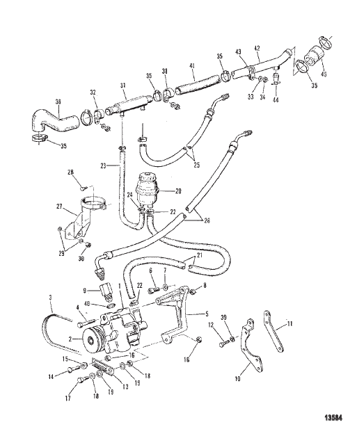 Power Steering Components (5 CYL.)