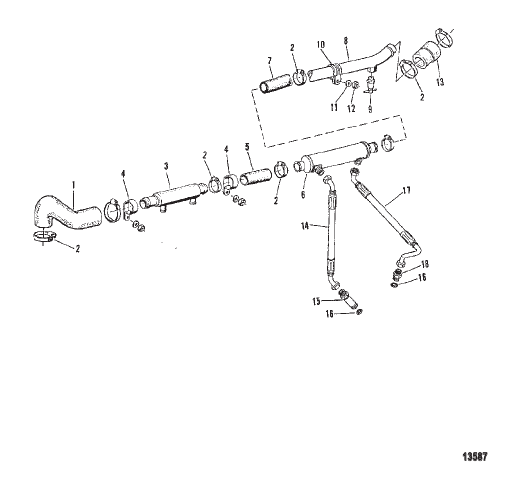 Oil Cooler And Hoses (6 CYL New Design)