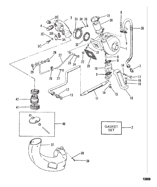 Turbo Charger/Exhaust Elbow (New Design)