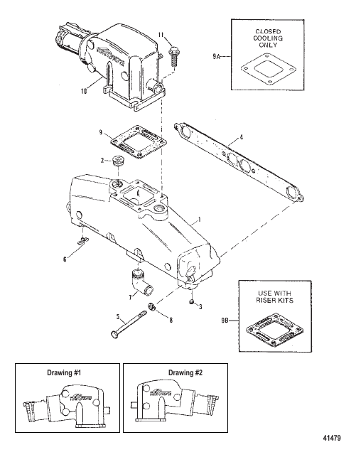 Exhaust Manifold and Exhaust Elbow (Stainless Steel)