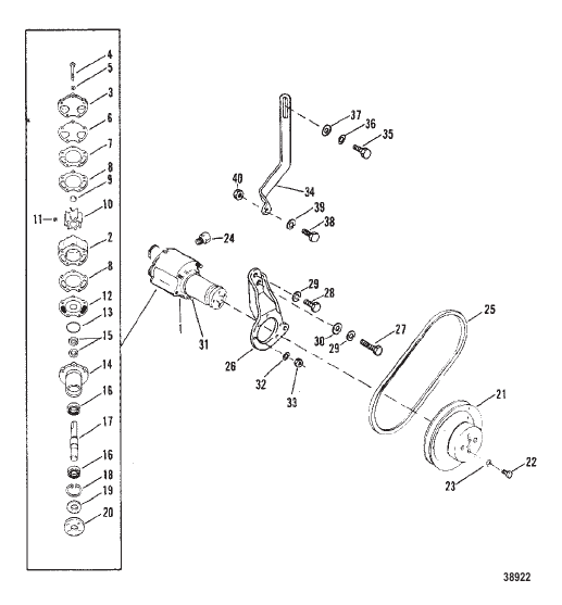 Sea Water Pump Assembly
