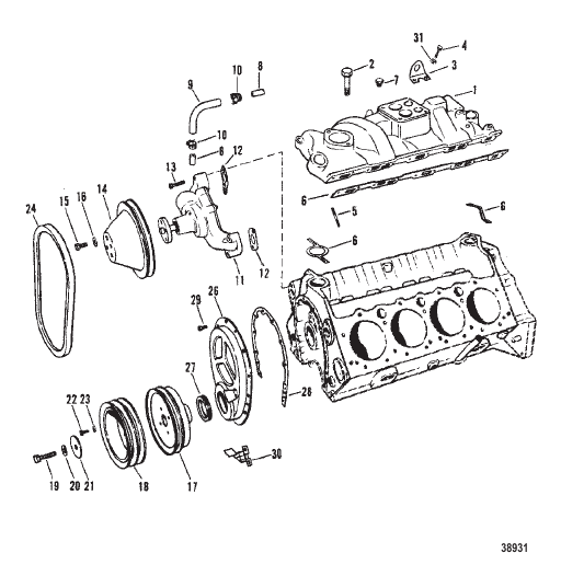 Intake Manifold and Front Cover