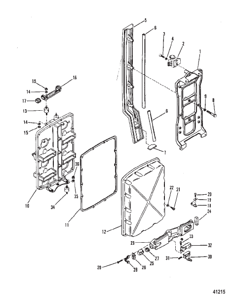 SOUND ATTENUATOR AND COWL BRACKET