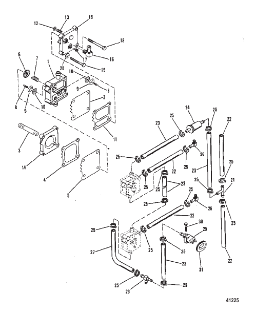 FUEL PUMP (SERIAL #D000749 AND BELOW)
