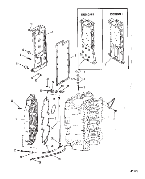 EXHAUST MANIFOLD AND CYLINDER HEAD
