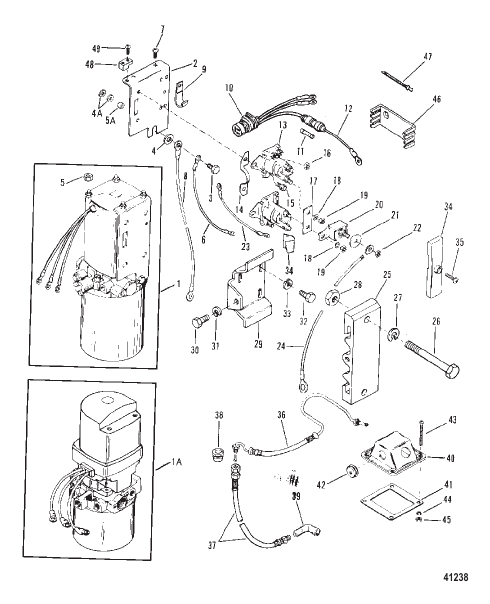 HYDRAULIC PUMP AND MOUNTING BRACKETS